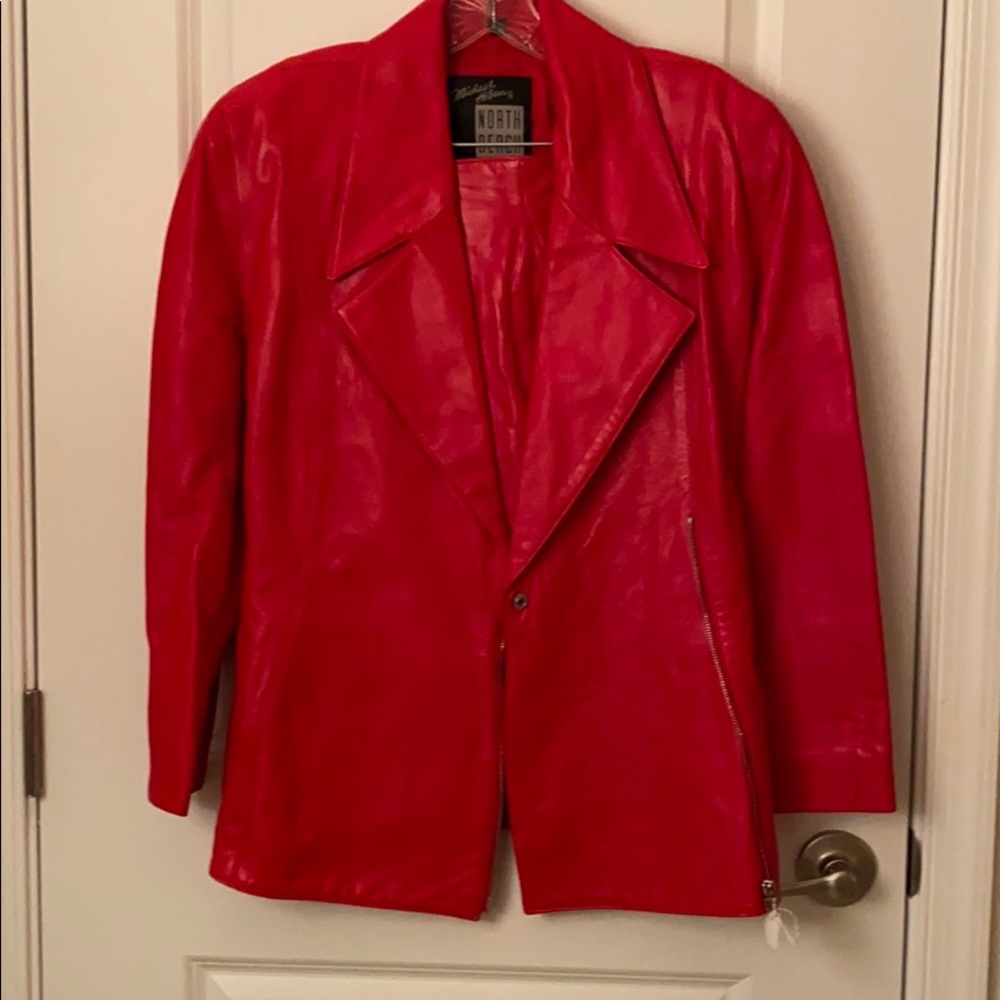 Leather suit